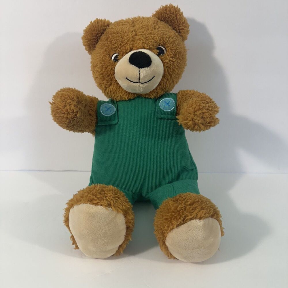 Kohls Cares Corduroy Bear Green Overalls Brown Teddy Plush Stuffed Animal 2022